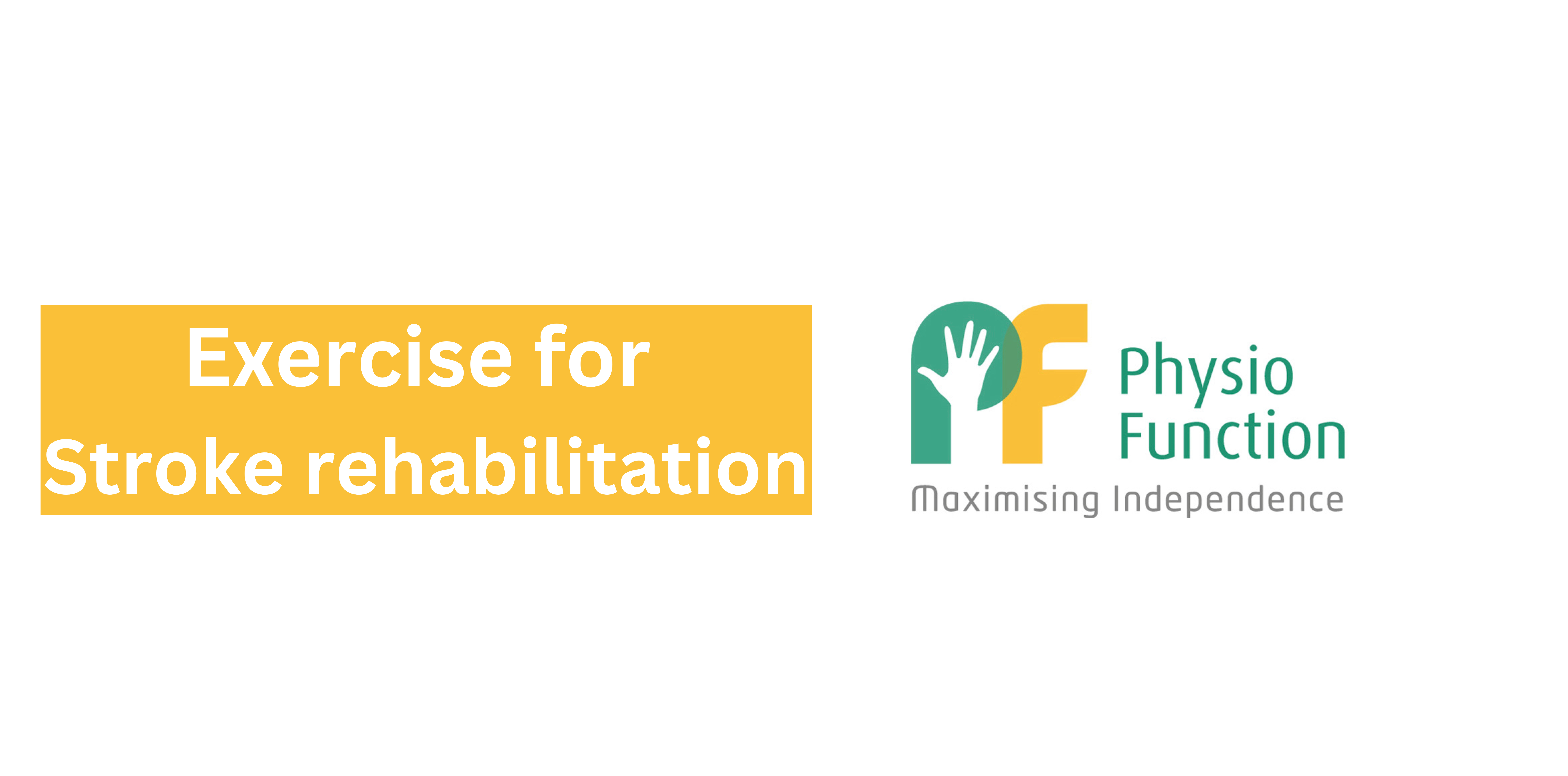 Exercises for Stroke Survivors banner